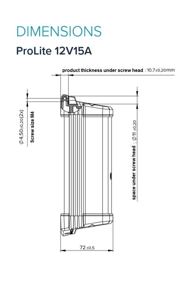 Ładowarka Dolphin z serii PROLITE Dolphin - 12 V, 15 A, 110 V AC - 2 wyjścia