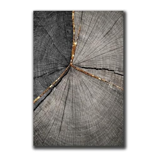 Tableau abstrait marbre noir doré décoration salon moderne triptyque de luxe