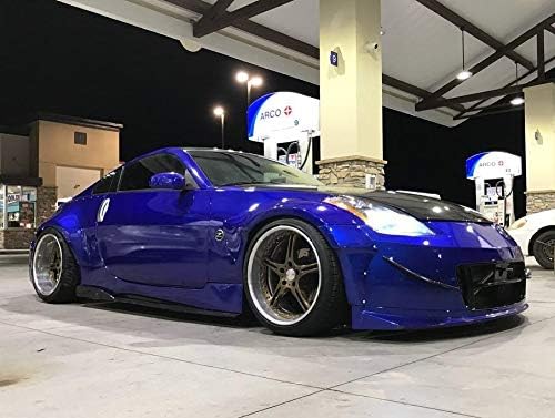 KBD Body Kits Compatible with Nissan 350Z 2003-2005 4 Piece Flexfit Polyurethane mike_myke Starter Kit. Extremely Durable, Easy Installation, Guaranteed Fitment, Made in the USA!