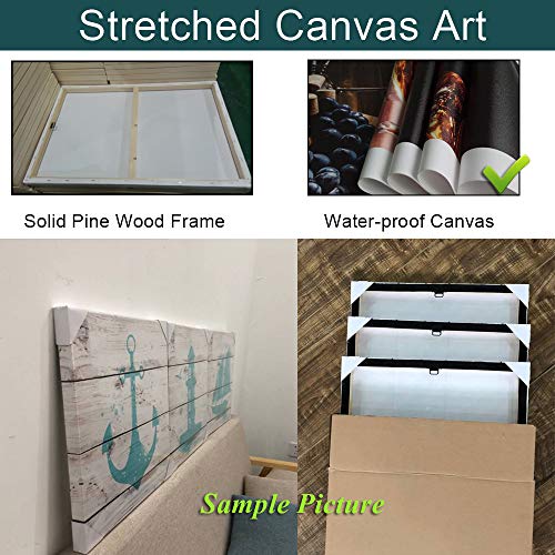 Vvovv Wall Decor 5 Piece Canvas Art Soccer Ball On Green Huge Football Field With Soccer Gate Picture Poster Sports Wall Decor For Kids Bedroom #TOP5