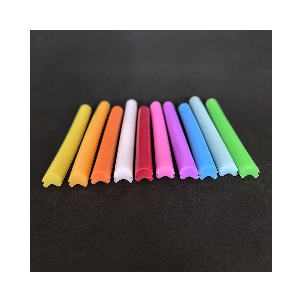 12 mm separate Silikon-LED-Streifenabdeckung – flexibler Neonröhren-Diffusor, 3 Meter, 11 Farben, 1 Stück(Purple)