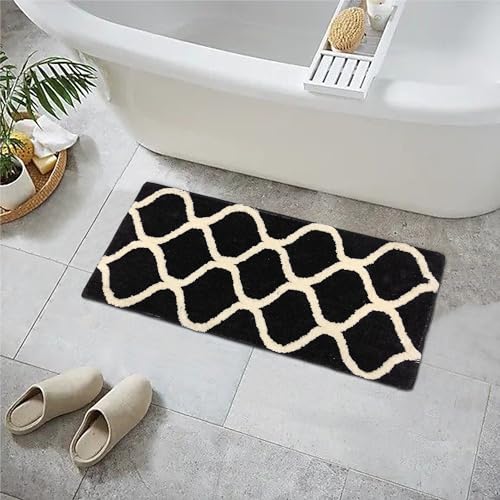 Image of The First Home Decor Modern Anti Slip doormats for Entrance Living Room Bedroom Kitchen Bathroom Doormat 1.5x3 feet (D2D1)