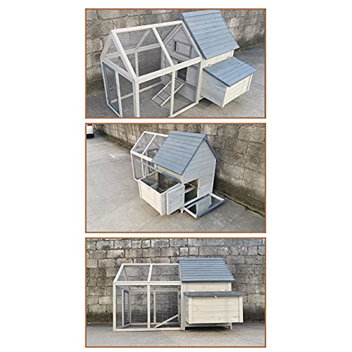 Outdoor-Geflügelkäfige Mit Laufkäfigen Im Hühnerstall, Mehrschichtige Hühnernistkästen Mit Rampen Im Hinterhof… – Bild 7