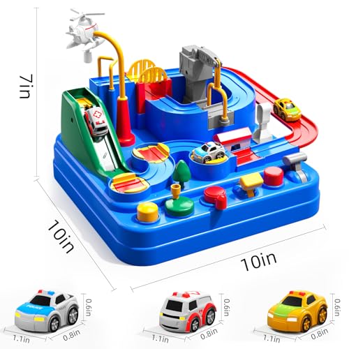 Temi QLE 1232-6 Boys Toys Car Track, Kids Race Track City Rescue Toy thumb #1