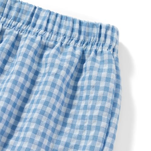Image of Y2k Women Gingham Boxer Shorts Low Rise Micro Pajamas PJ Sleep Short Pants Plaid Sleepwear Sleeping Lounge Bottoms