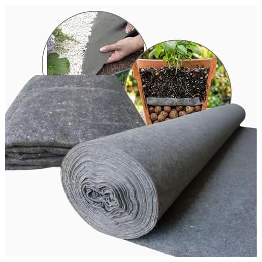 Manta de Drenagem Geotêxtil Bidim 50cm a 10m Para Vasos Plantas Jardim Jardineira Filtro Terra (1m x 2m)