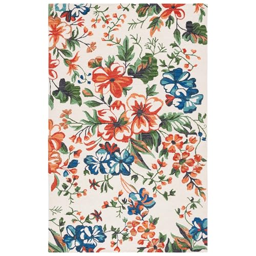 Image of Hand Tufted Premium Rug Premium Wool Carpet for Living Room Bedroom and Hall Size 6x9 Feet Color Multi