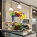 Simple Houseware 2-Tier Countertop Fruit Basket Bowl Storage, Bronze