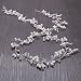 Diadema para novia, 3 unidades, de cristal, con perlas plateadas, estilo vintage,...