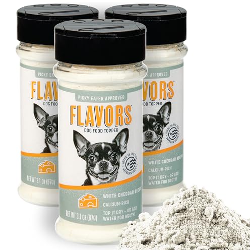 Image of BEAUMONT BASICS Flavors Dog Food Topper, Freeze-Dried, Grain-Free, (3 Pack), 3.1 oz - White Cheddar Recipe