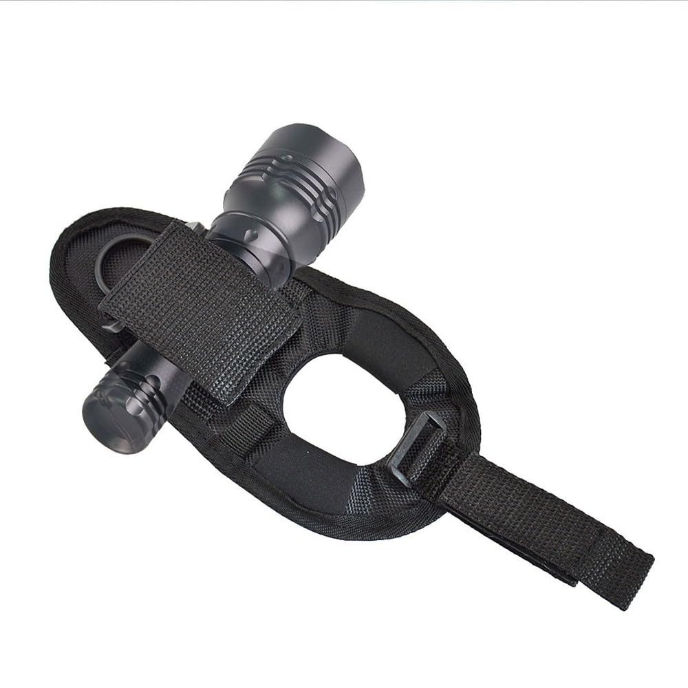 MLMLH Soporte de Luz de Buceo, Guantes de Linterna, Soporte de Linterna de Mano, Funda Linterna de Muñeca, para Luces de Antorcha Subacuáticas