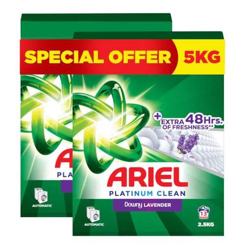 Ariel Platinum Clean Lavender 2.5KG x 2 Laundry Detergent Powder