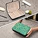 Haskirky Fashion Leopard Print Jewelry Box Portable PU Leather Travel Jewelry Organize for Women Jewelry Storage Display Holder for Ring, Necklace, Earring