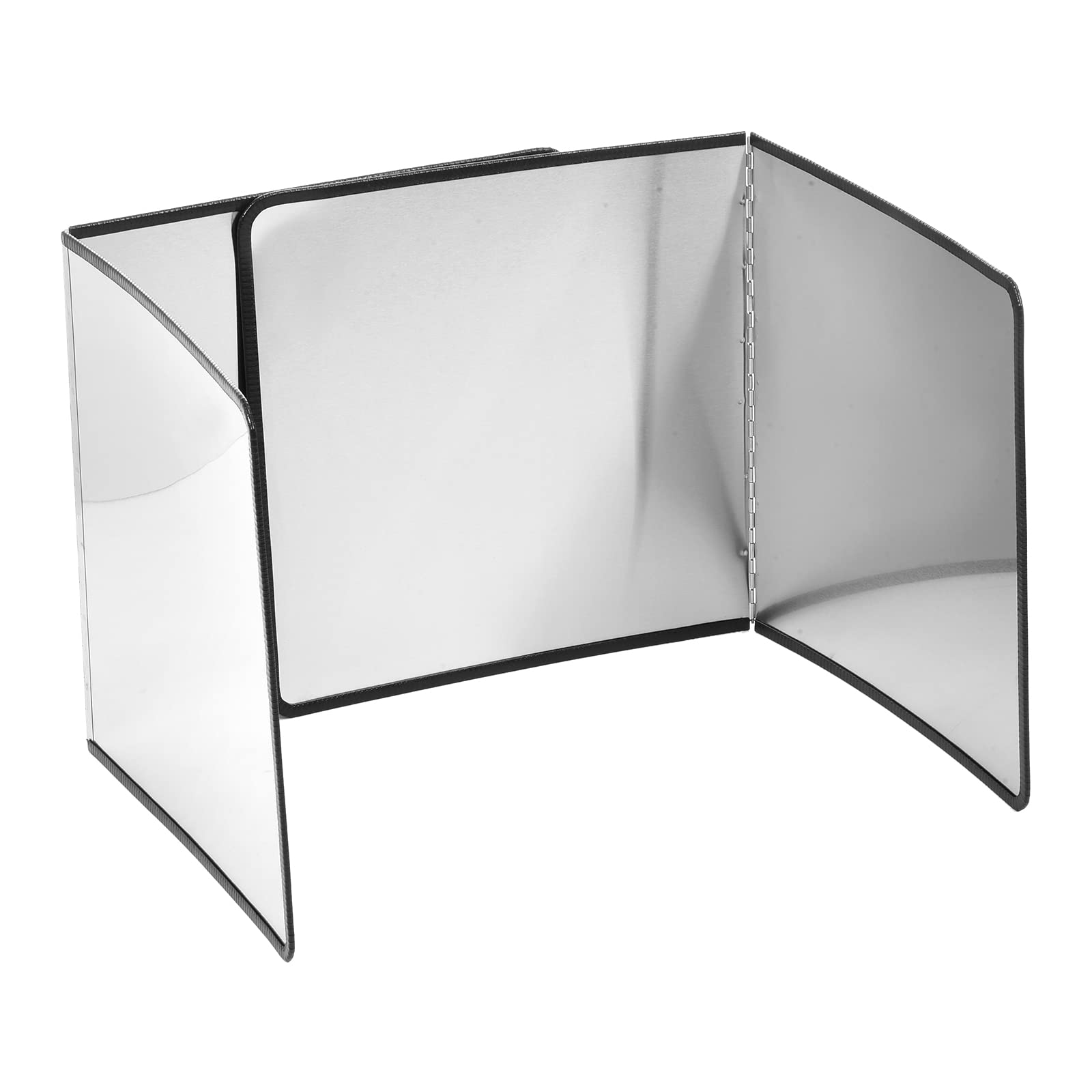 sourcing map Anti-Öl-Spritzschutz, 2 Stück, 2-seitiger Spritzschutz, Edelstahl, faltbar, geeignet für Küche, Kochherd, 39,9 x 39,9 cm