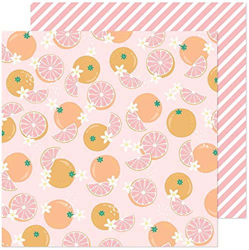 Papier Fantastico American Crafts feuille de scrapbooking aigre-doux