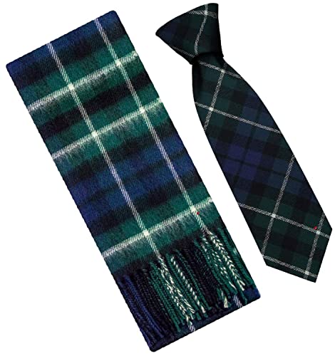 Écharpe et cravate en laine d'agneau tartan Graham Of Montrose I LUV LTD