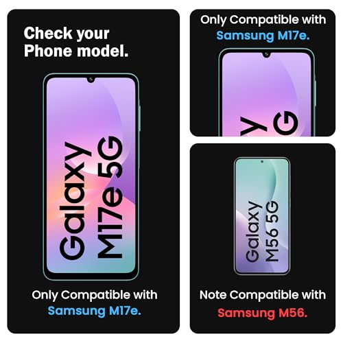 Image of ArmourPro Military-Grade Tempered Glass for Samsung Galaxy M17e, Galaxy F70e - 9H Anti Scratch, Edge-to-Edge Coverage, HD Clarity, Smooth Touch, Case Friendly, Easy Installation Kit with Cable Protector