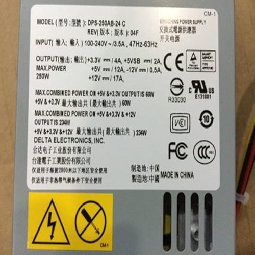 PSU For AIO FLEX POS Small 1U 250W XCb`Od DPS-250AB-24C DPS-250AB-44A