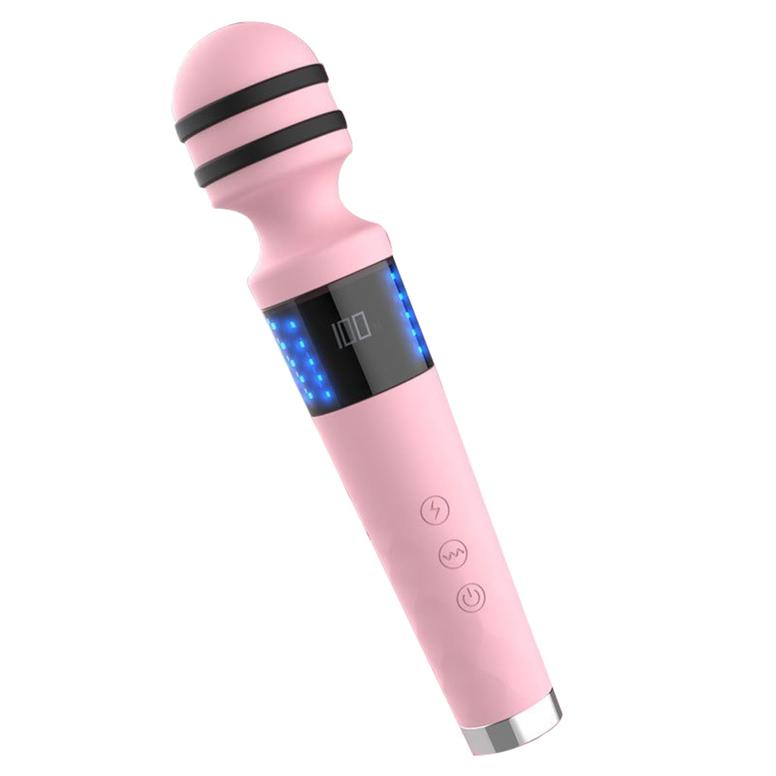 Elektro Shock Massagestab Handvibrator mit 10 Vibration & 5 Elektroschocker Realistischer G-Punkt Massage Vibratoren-Modi E-stim Klitoris Stimulator Sexspielzeug für Paare Frau