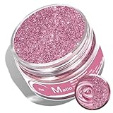 Matio Pink Mica Powder for Epoxy Resin, 1.8oz/ 50g Pearlescent Effect Mica Powder Natural Color Pigment for Soap Making, Bath Bomb, Candle Dye, Resin Craft, Paint, Nails Art, Jewelry, Slime Pigment