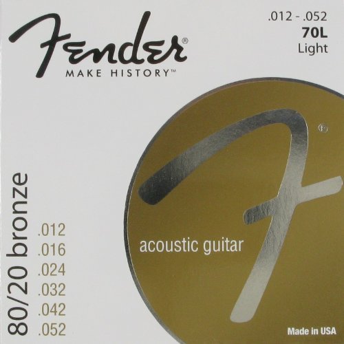 Fender tF_[ AR[XeBbNM^[ 80/20 Light Ball End, 012 - .052, 70L AR[XeBbNM^[ ARM M^[ (sA)