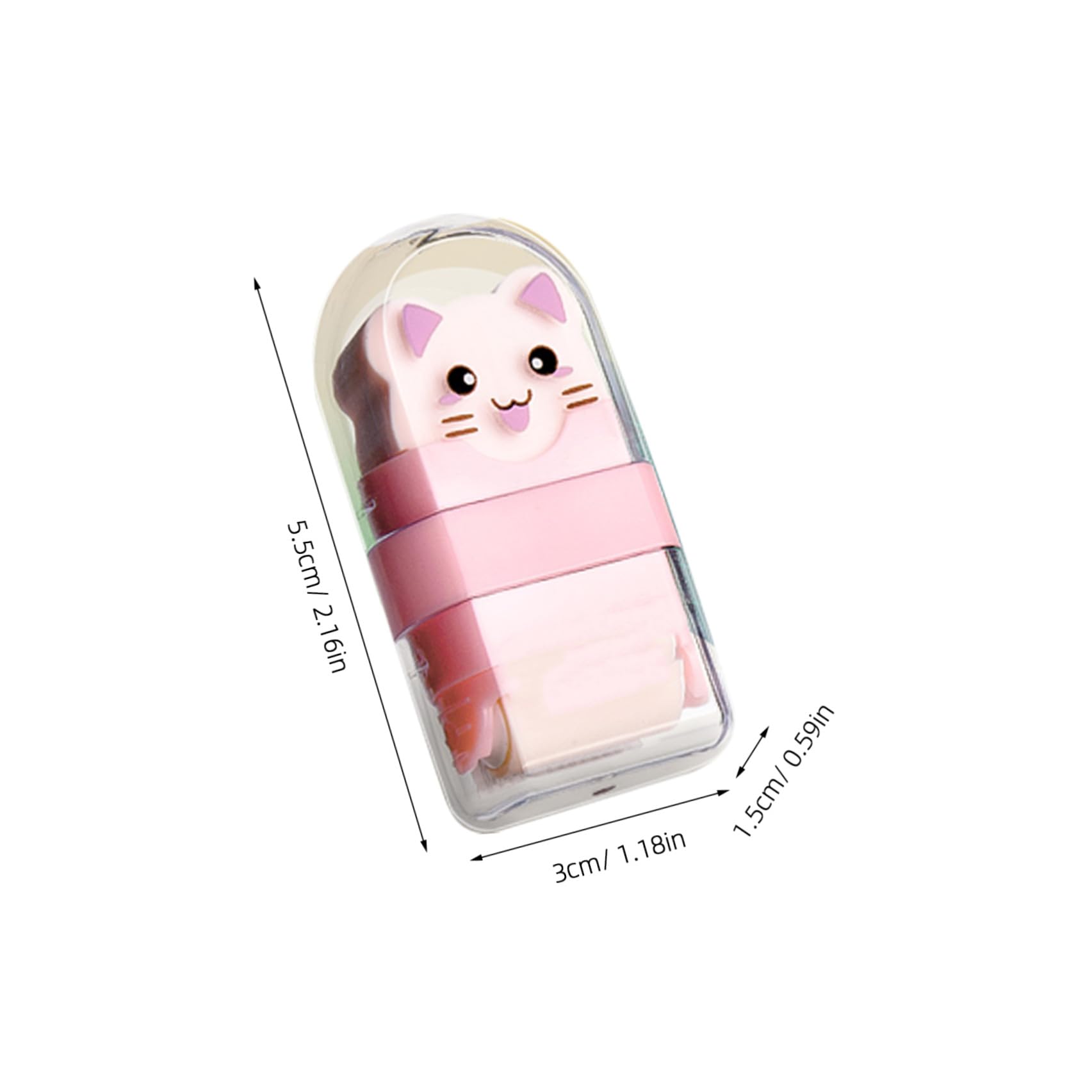 Holibanna 24 Pezzi Gomme da Cancellare a Rullo con Design Animale Cartoon Carino, Ergonomiche in Pvc per Studenti e Uso Scolastico, Perfette per Cancellare Segni di Matita