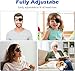 Eye Patch,2pcs Eye Patches for Adults,Medical Eyepatch for Left Right Eye After Surgery,Adjustable Eye Patch for Amblyopia Strabismus Black