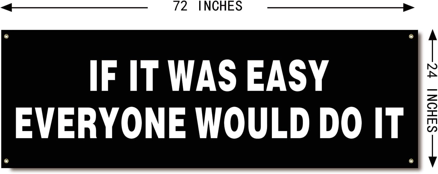 Elevate Your Home Gym with the Motivational Gym Flag Banner!