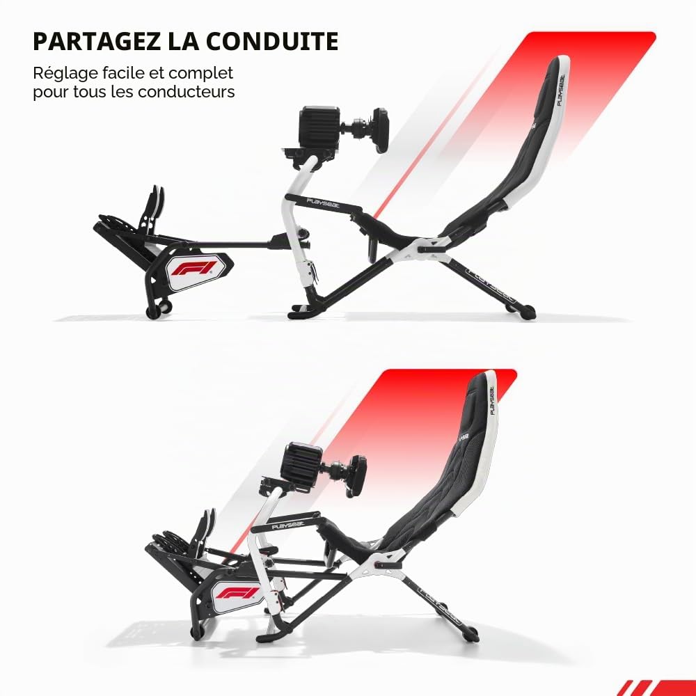 Playseat Challenge DD - Édition F1, Noir