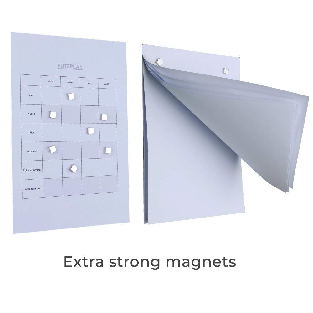 Magneti Piccoli in Neodimio 5 X 5 X 2 mm Set da 100 Pezzi | Calamita Potente | Perfetti per Lavagne, Frigorifero, Ufficio, Hobby e Progetti DIY