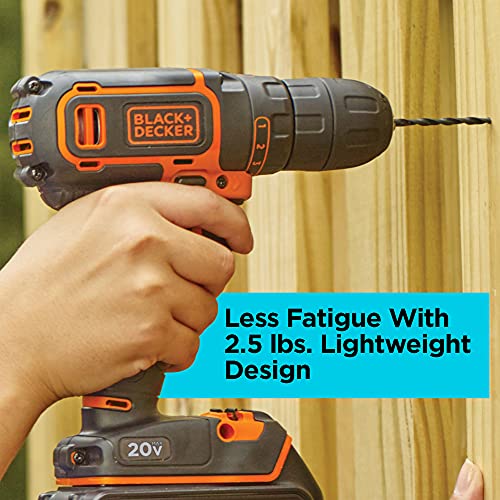 Black+Decker 20V Max Cordless Drill/Driver (Bdcdd120C),Pack Of 1 #TOP4