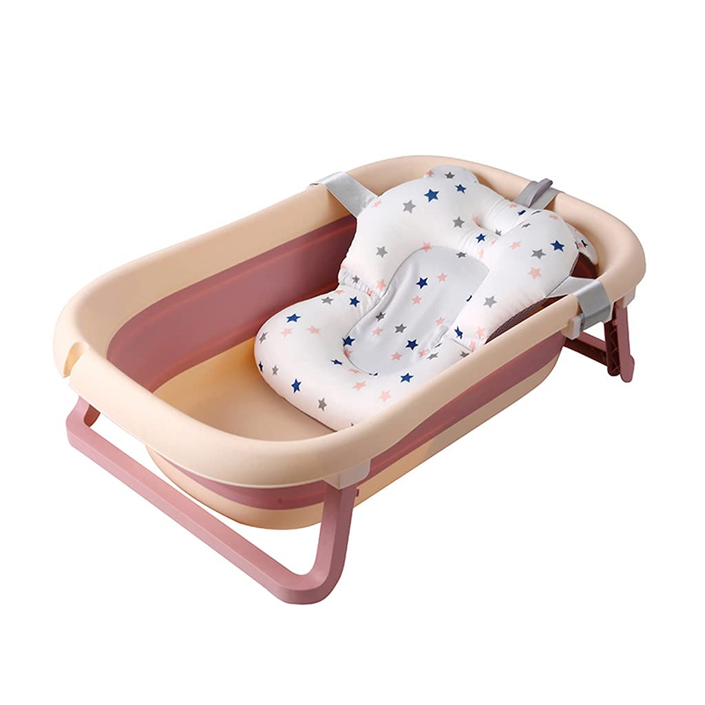 GroßEr Baby-Badewannen UnabhäNgiger Sitz Faltbare, Langlebige Badewanne Mit GroßEr RüCkenlehne Large Das Baby Kann Sich Hinlegen Und Im Badeeimer Sitzen C