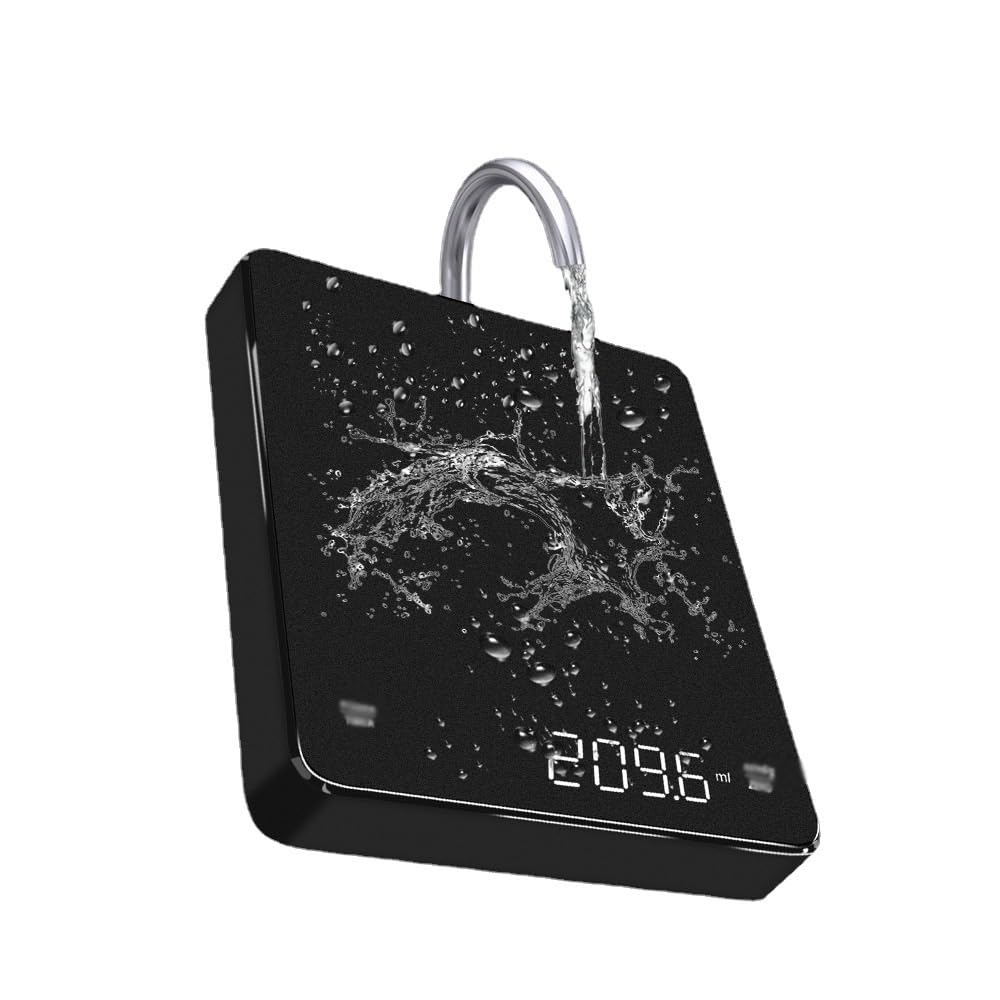 JFDBGU Coffee Scale, Charging Timer, Automatic Zeroing, Electronic Scale, Household Kitchen Scale