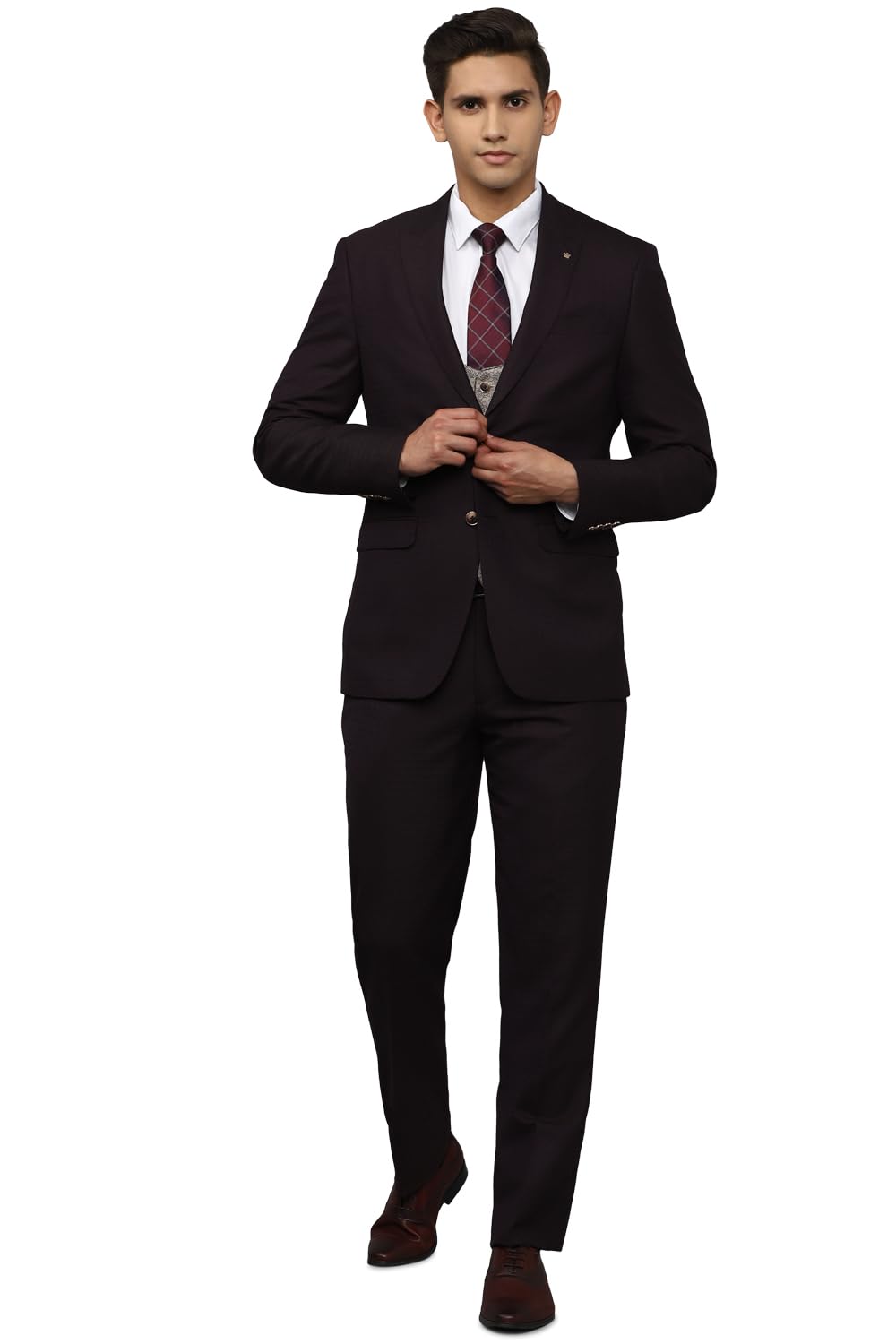 louis philippe Men's Polyester Blend Two Piece Suit-Dress Set-picture-15