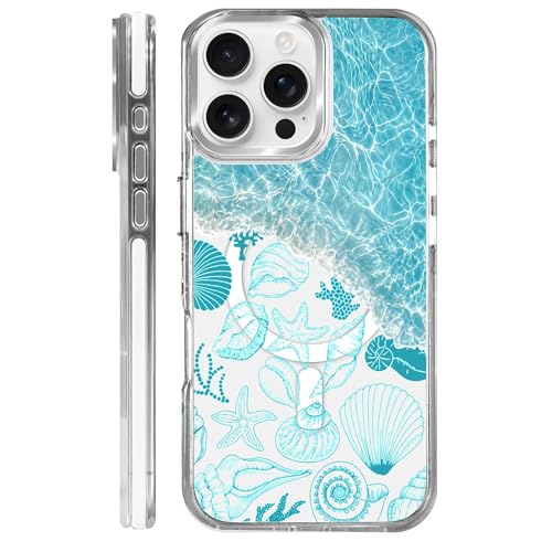 Coque iPhone 16 ProMax vague océan idéale pour vos sorties et voyages