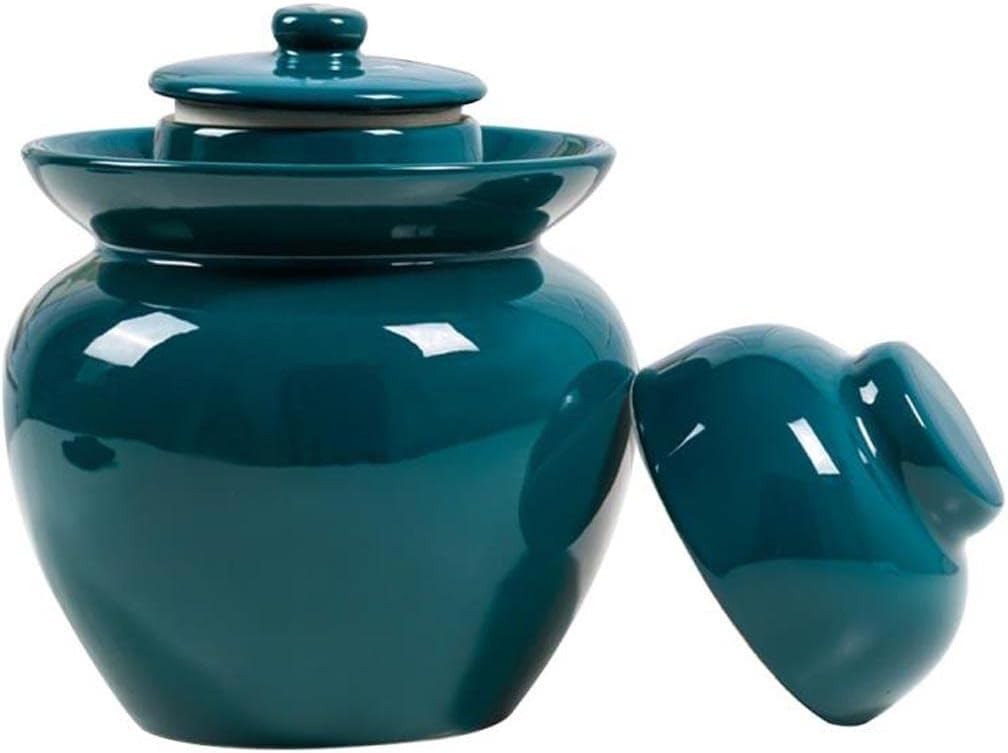 fermentation jar, kimchi containers, pickle jar, ceramic