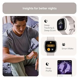 Google Fitbit Sense 2 Health and Fitness Smartwatch with built-in GPS, advanced health features, up to 6 days battery life - Compatible with iOS 15 or higher & Android OS 9.0 or higher