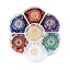 round chakra stone+chips stones