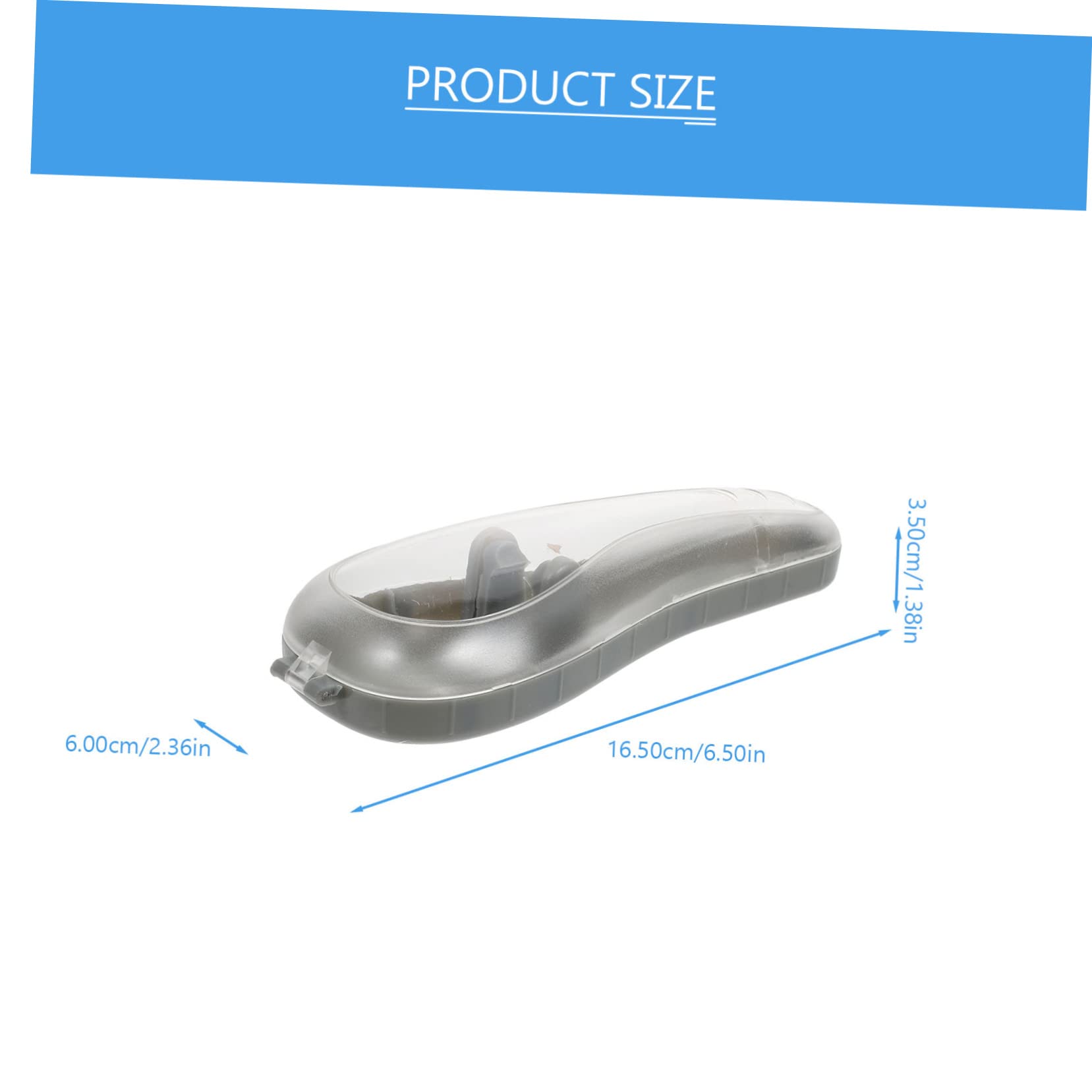 HAPINARY Men's Razor Case Shaver Storage Box Travel Razor Case Protective Box Easy to Carry for Outdoor and Indoor Use