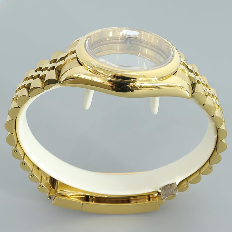 36mm/39mm Gear Edge Steel Watch Case Sapphire Glass for NH35 NH34 NH36/38 Miyota8215 8205 Movement Repair Parts