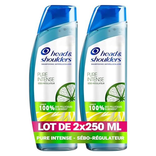 Éliminer les pellicules et cheveux gras avec Head & Shoulders Pure Intense Sébo-Régulateur