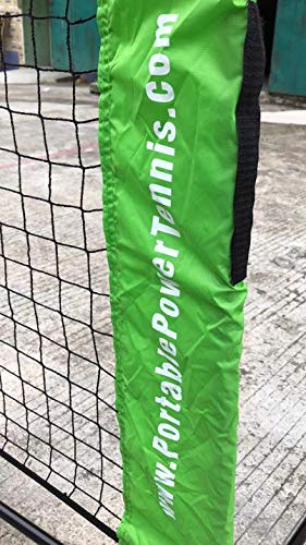 Portable Power Tennis Set (Mini Net, 6 High Density Foam Balls, Carry Bag)