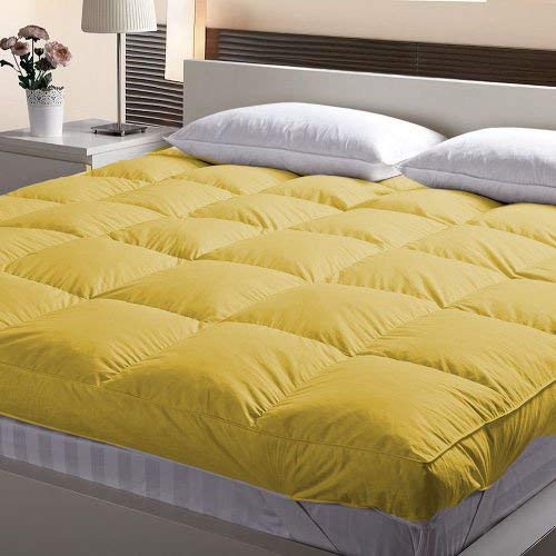 California King Size Bed 3000GSM Mattress Padding- 72 Inch X 84 Inch - Beige-image-36