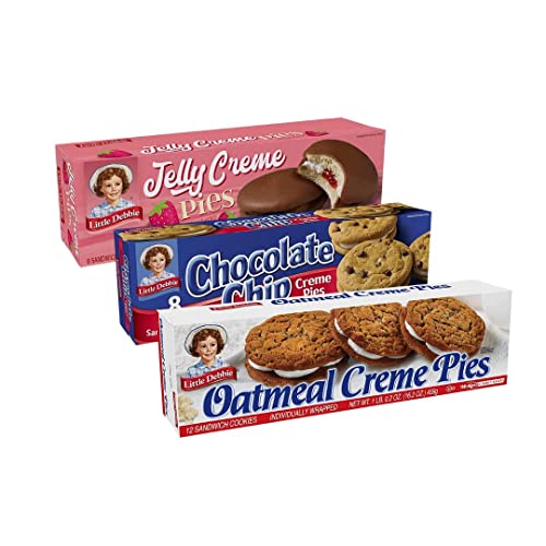 Little Debbie Creme Pie Variety Bundle - Chocolate Chip, Oatmeal, and Jelly - 2 Boxes Each of Creme Pie Favorites image 5