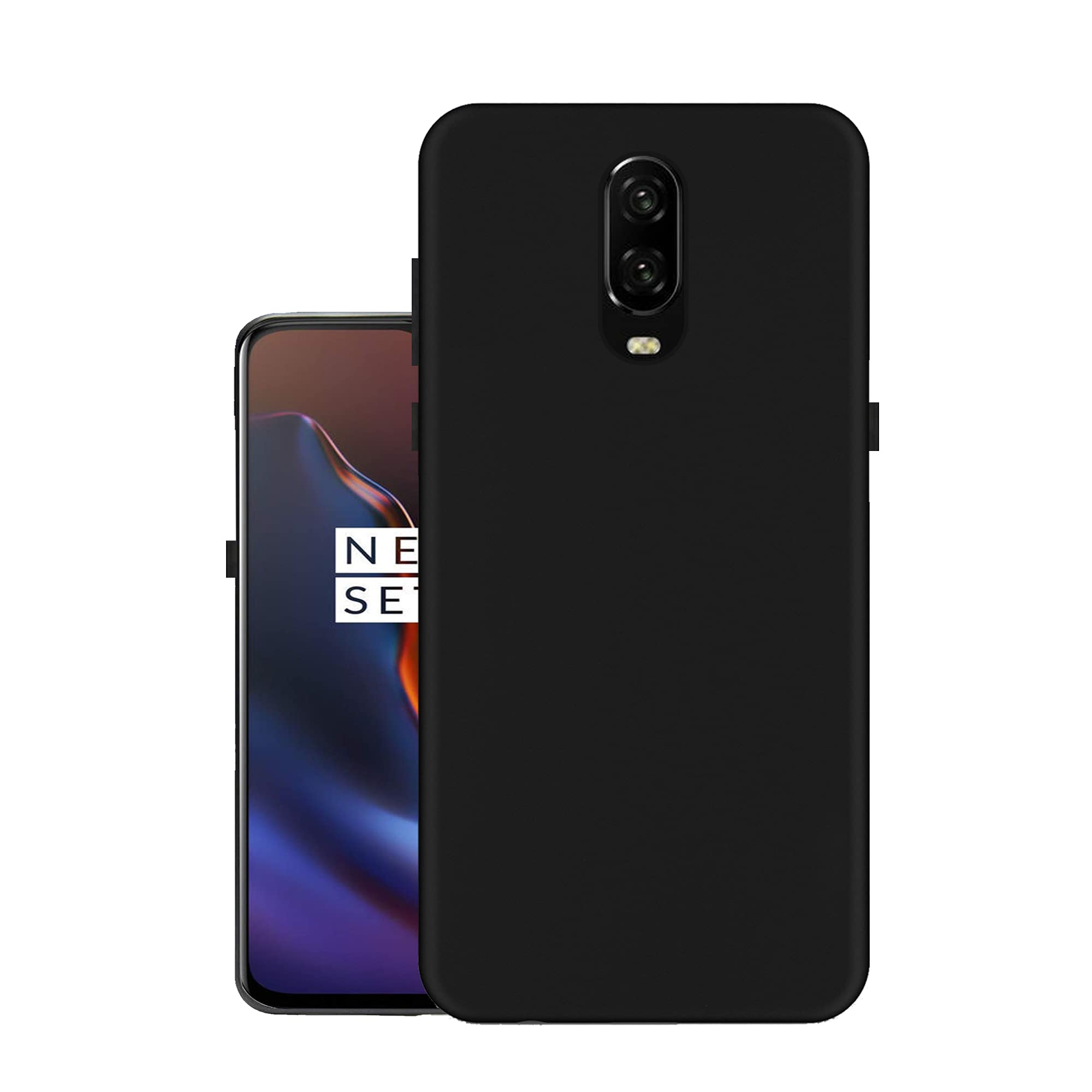 HELLO ZONE Exclusive Matte Finish Soft Back Case Cover for Oneplus 6T - Black (B07SK5T3V1) Amazon Price History, Amazon Price Tracker