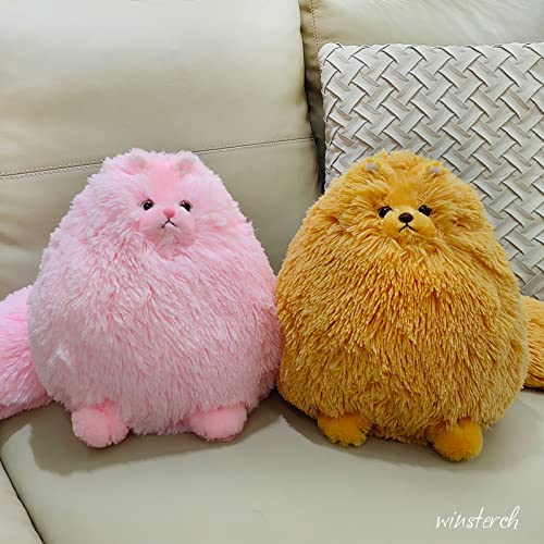 Image of Winsterch Orange Cat Stuffed Animals Plush Cat Toys,Kids Cat Plush Teddy Soft Toy Birthday Gifts for Kids Boys and Girls,Fat Orange Plush Cat Stuffed Animals