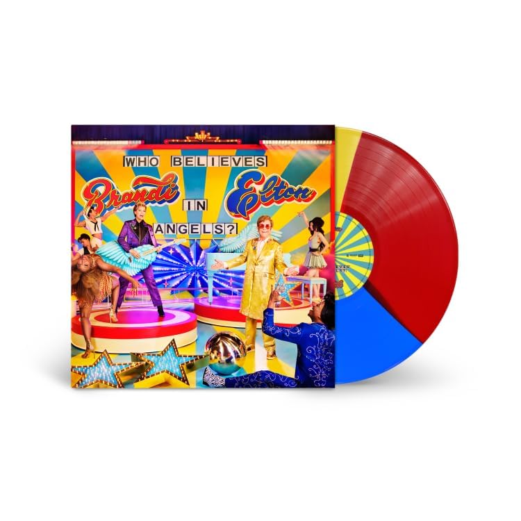 Elton John, Neues Album 2025, Who Believes In Angels?, Limitierte Edition 12 in Rot, Blau und Gelb