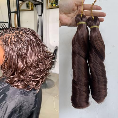 Synthetic Spiral Curl Braids Hair Attachment 2pcs/Pack Short French Curls