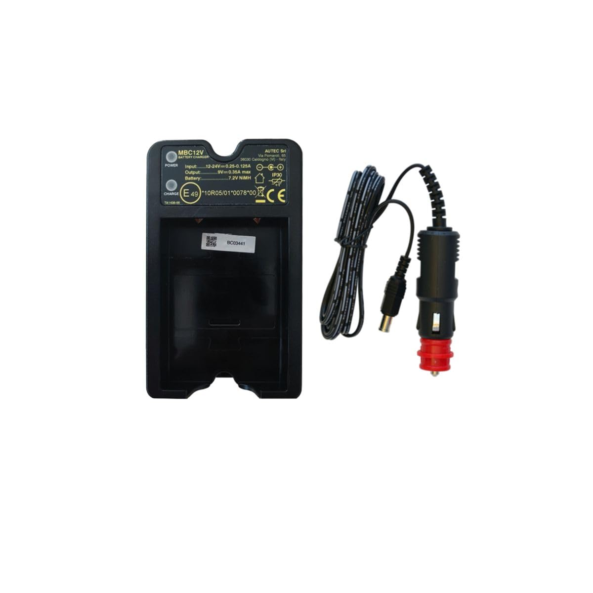 Oryginalna ładowarka AUTEC MBC12V 10-30V do akumulatora MBM06MH - R0CABA02E07B0
