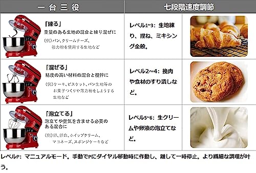 KALELAISU 業務用スタンドミキサー HJG 5.5L